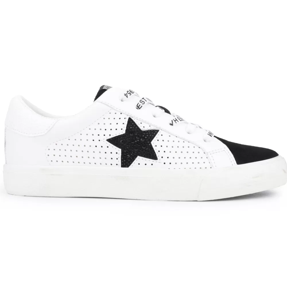 Vintage Havana Grande - White Black Rhinestones