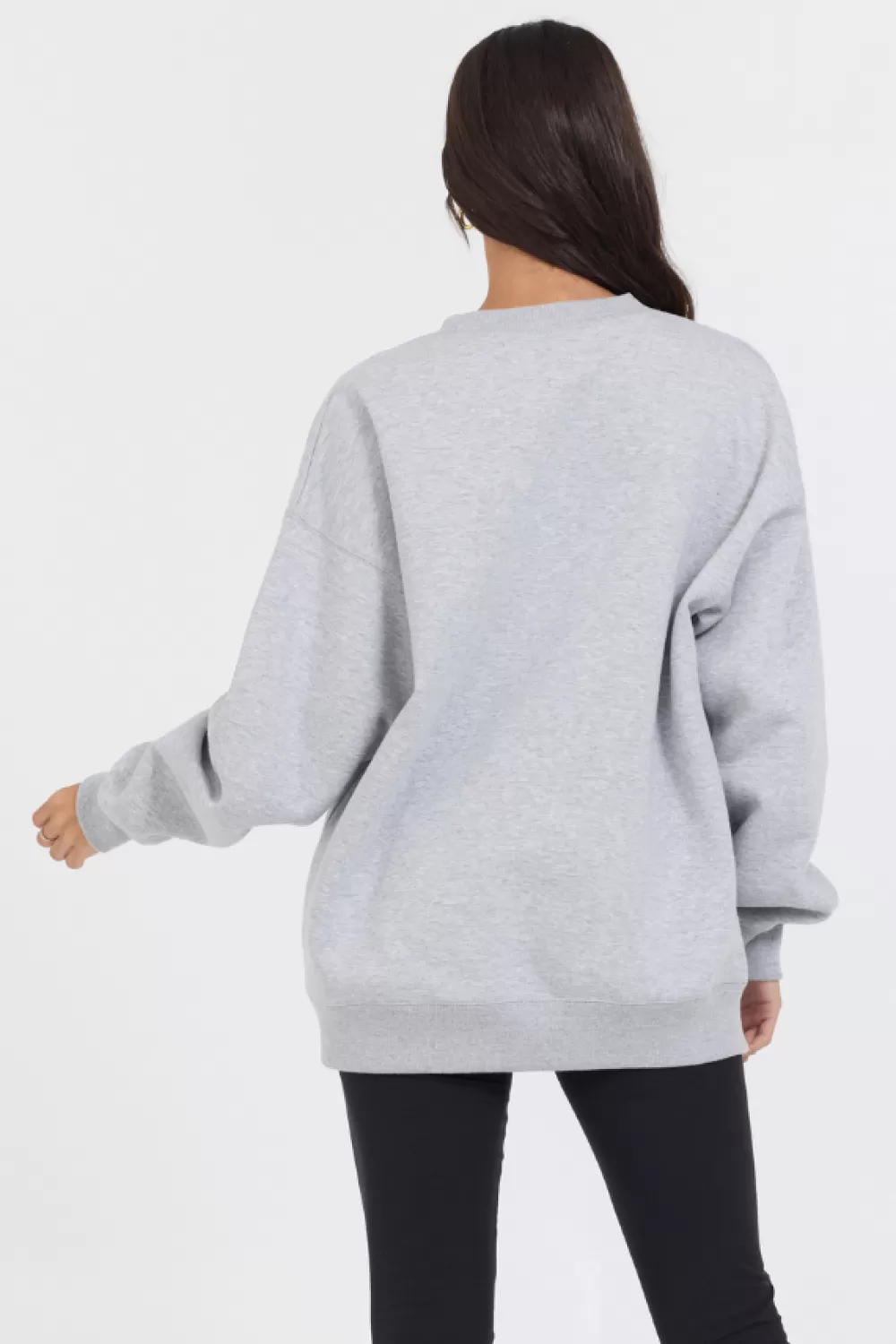 Vintage Havana Heather Grey Proweave Crewneck Sweatshirt