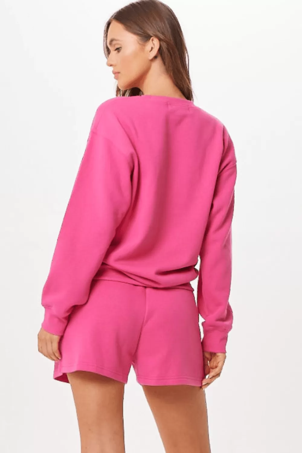 Vintage Havana Hot Pink Palm Beach Jet Setter Surf Wash Crewneck