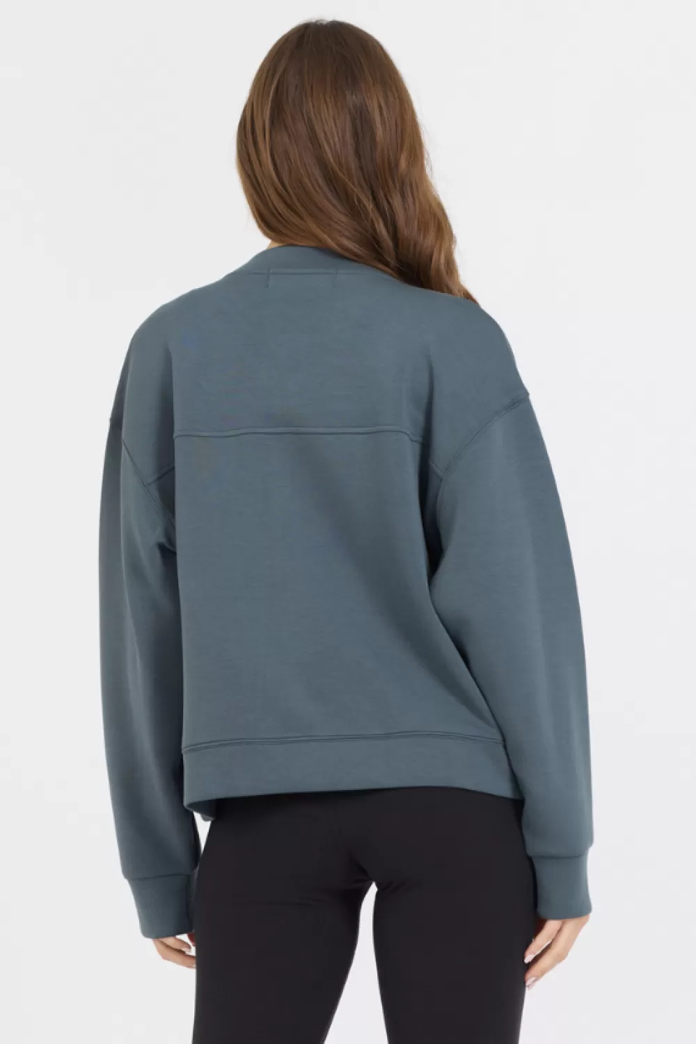 Vintage Havana Mountain Grey Heavy Cloud Fleece Bomber Jacket