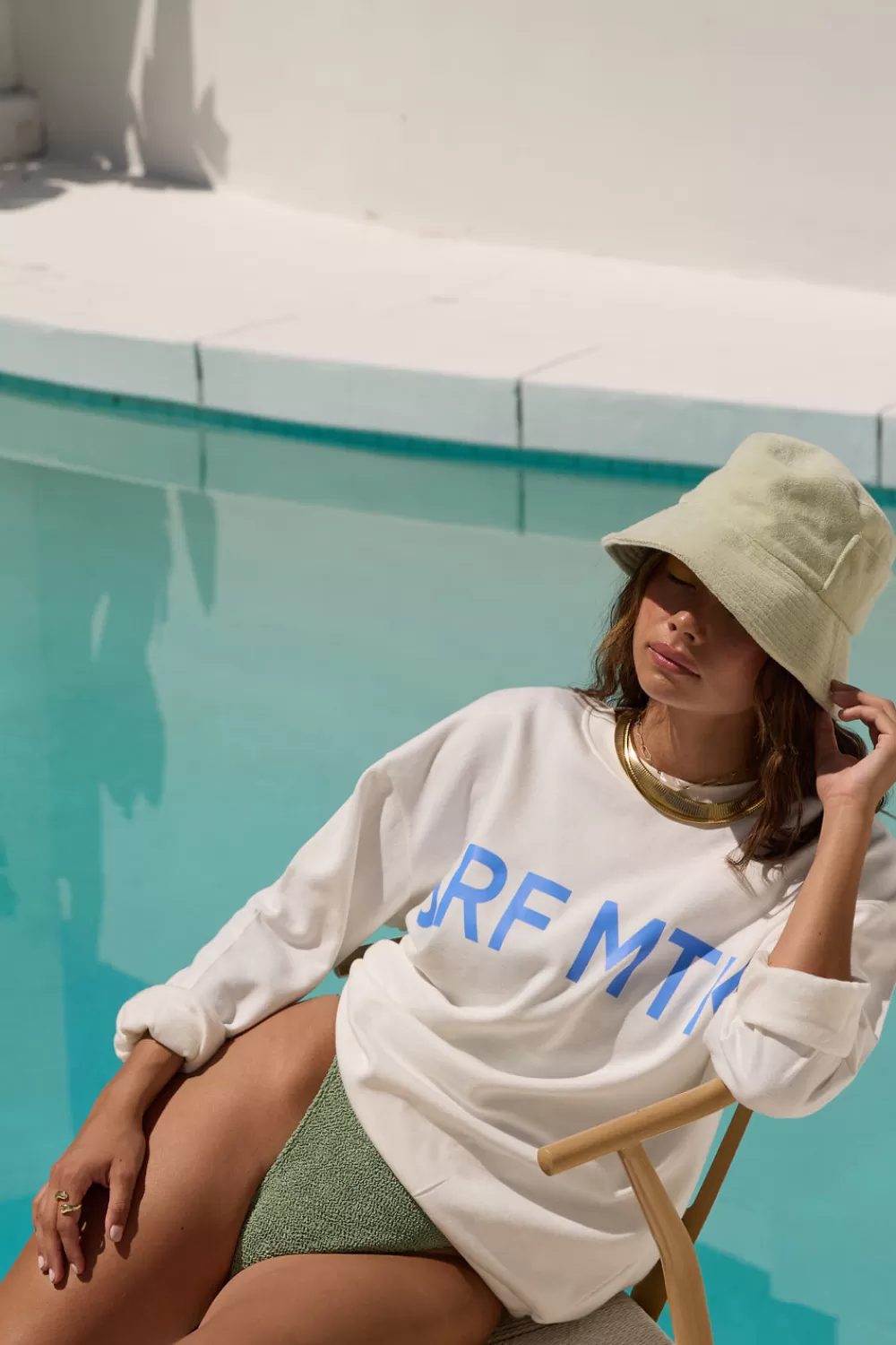 Vintage Havana Surf MTK White Surf Wash Crewneck